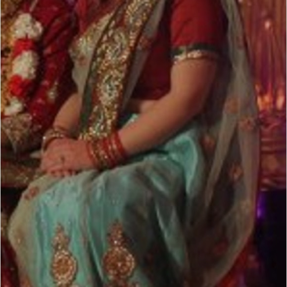 Traditional women’s saree sari dress grad wedding salwar kameez lehenga - Picture 4 of 12